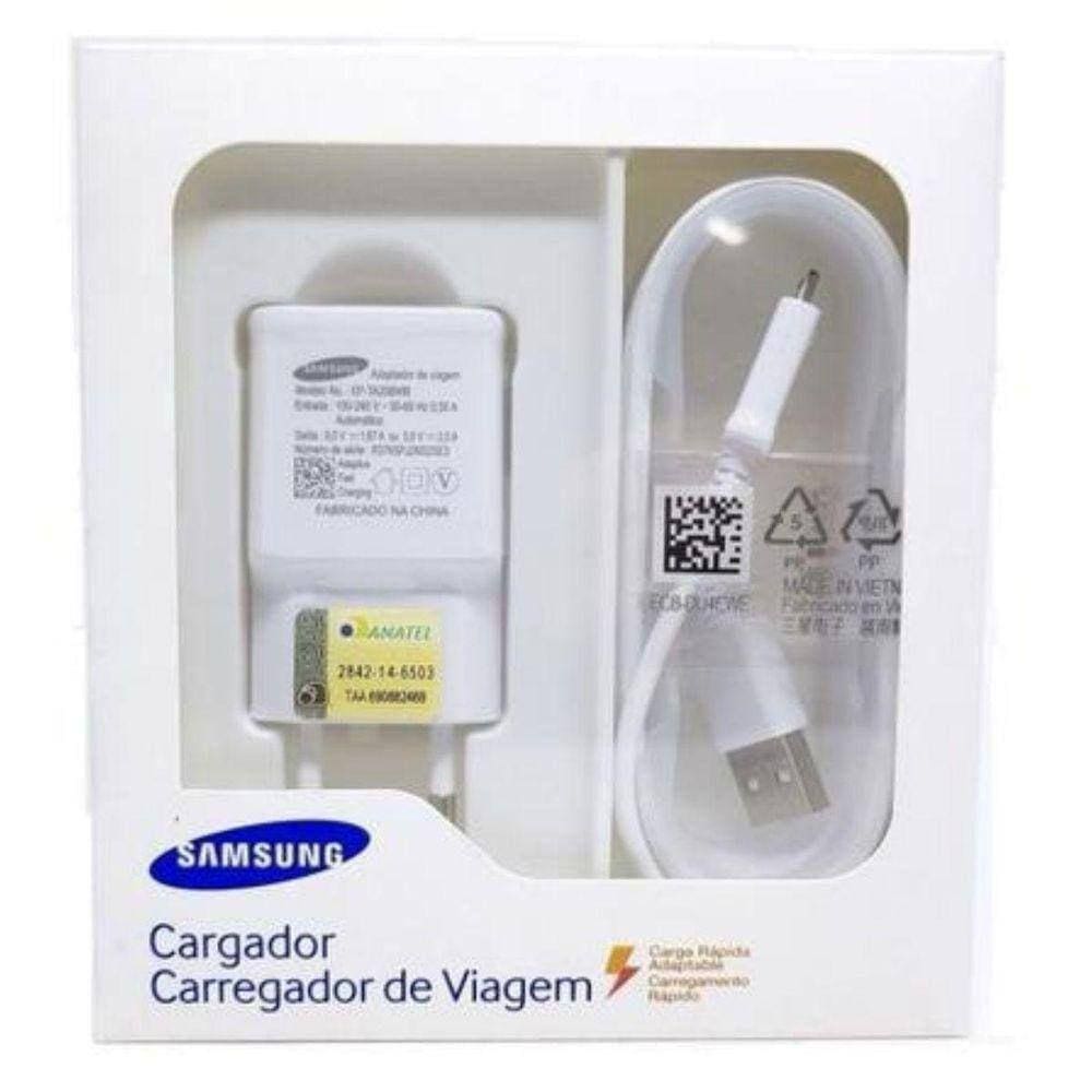 Carregador Turbo Samsung 15W Galaxy S5 Micro Usb