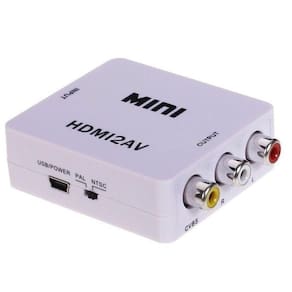 Adaptador Conversor Hdmi Para Rca Av Vídeo Tv Lcd Pc Ps3 Dvd