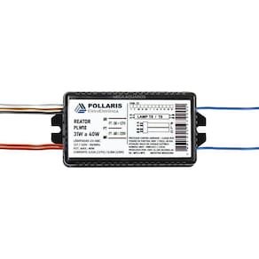 Reator Lâmpada Actínica Germicida Luz Negra 36W 40W Pollar