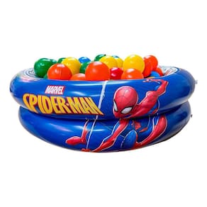 Piscina De Bolinha Homem Aranha Inflável 37L + 50 Bolinhas
