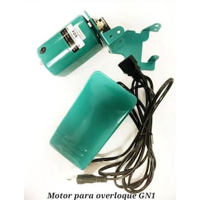 Motor Maquina Overlock Sequinha Gn1 Verdinha Chinezinha Semi- 150w-Verde-Rotação: 8000 Rpm Potência: 150 Wats Tensão: 110v ou 220v .