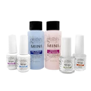 Mini Kit Gelish Basix Blindagem Banho de Cristal