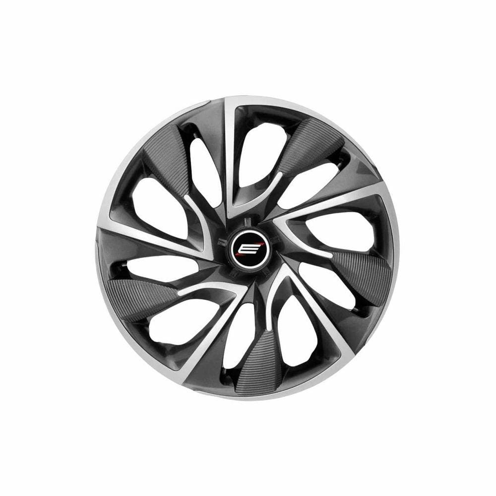 Calota Aro 14 DS4 Sport Cup Esportiva Universal - Elitte Grafite Prata