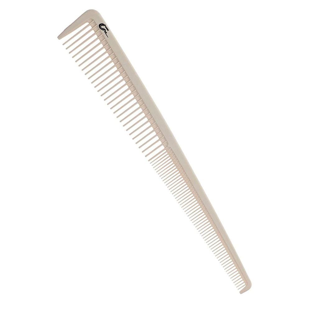 Pente de Corte Cônico Carbono Anti Estático 18,0cm Branco