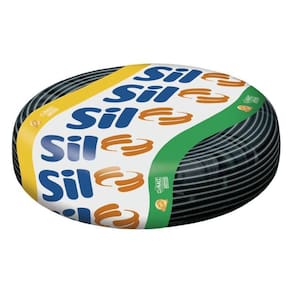 Cabo Flexível Fio Elétrico Sil 6Mm 750V 100M Preto