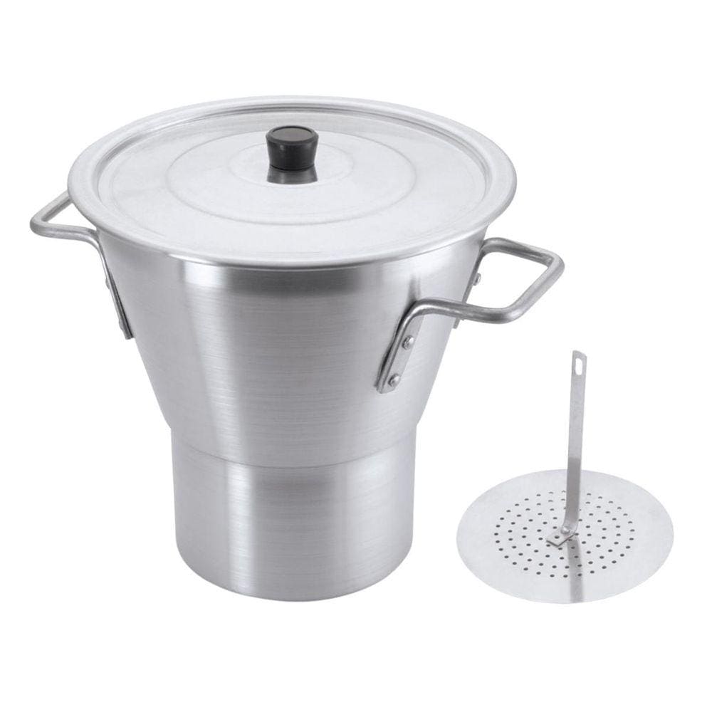 Cuscuzeiro Em Alumínio Tamanho 26 Linha Hotel 09 Litros