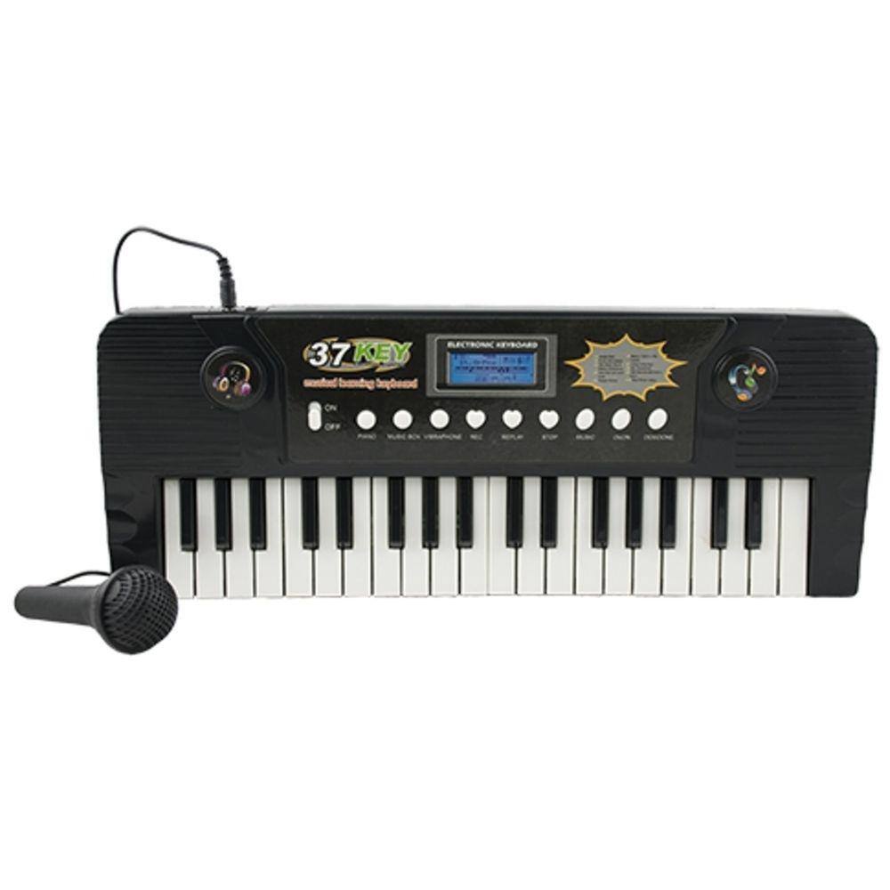 PIANO INFANTIL 30 TECLAS PRETO - Shiny Toys