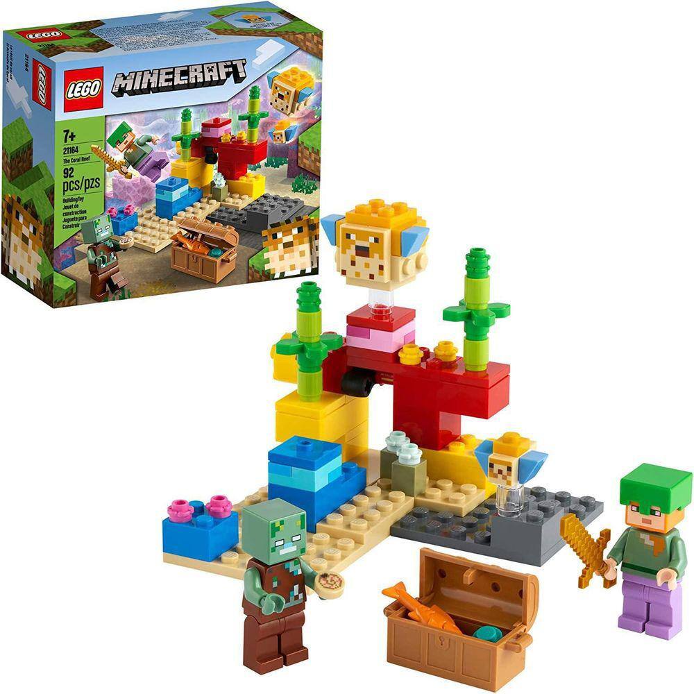 Brinquedo lego Minecraft A Caverna Da Montanha 21137 no Shoptime