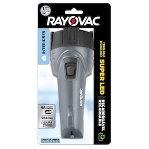 Lanterna Recarregável Super LED Média 56 lumens Bivolt
