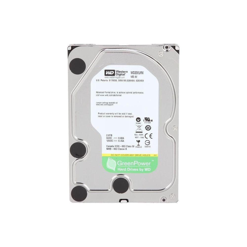 Hd Western Digital Wd20eurx 2tb Green Power