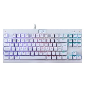 Teclado Mecânico Gamer Redragon Dark Avenger White Lunar