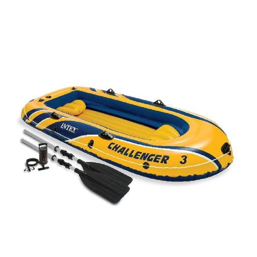 Bote Inflável Intex Challenger 3 Com Remos 295cm Até 260kg