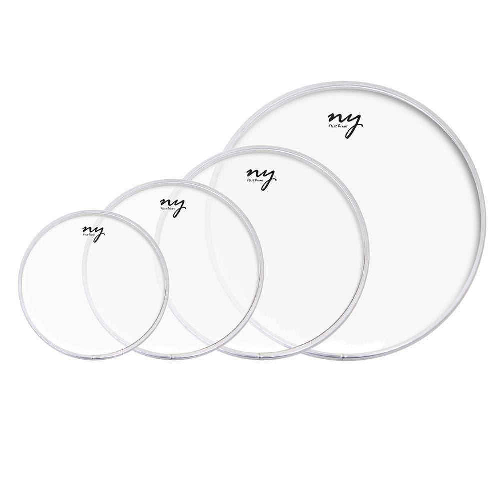 Kit de Peles para Bateria 8, 10, 12, 16 Clear Transparente New York