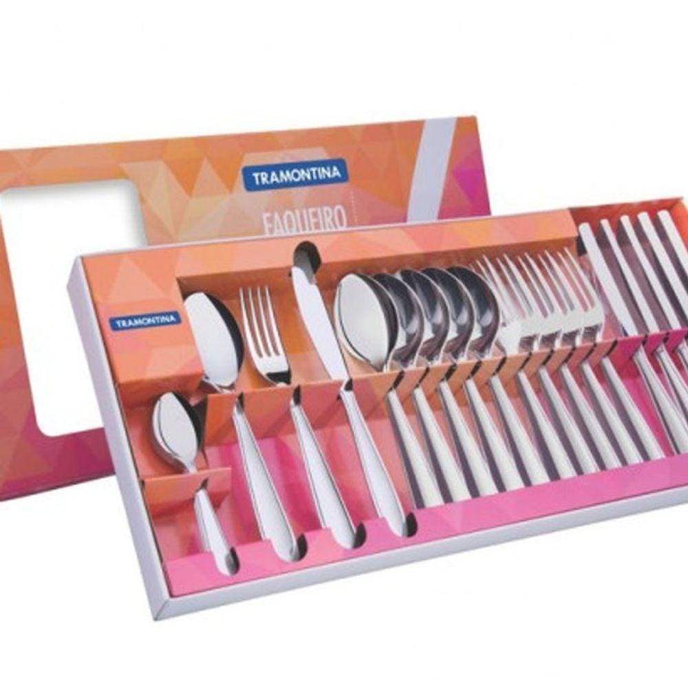Faqueiro Aço Inox 24pcs Laguna Tramontina
