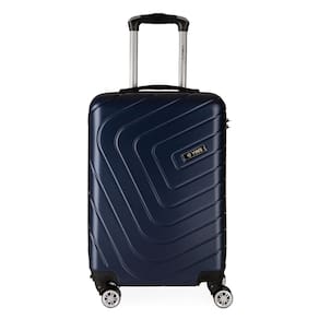 Mala de Bordo Pequena para Viagem em Abs Yins Ys21158 Cadeado Integrado Rodas Duplas Giro 360º Azul