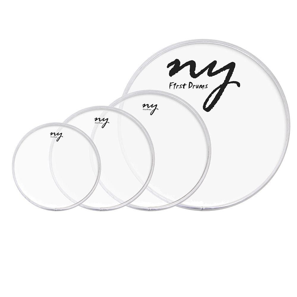Kit de Peles para Bateria 10, 12, 14, 20 Clear Transparente New York