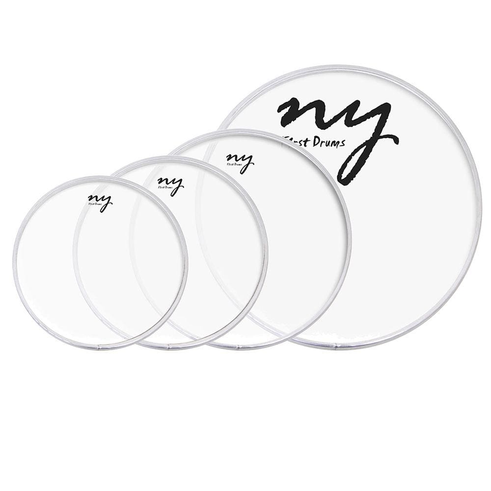 Kit de Peles para Bateria 12, 13, 16, 20 Clear Transparente New York