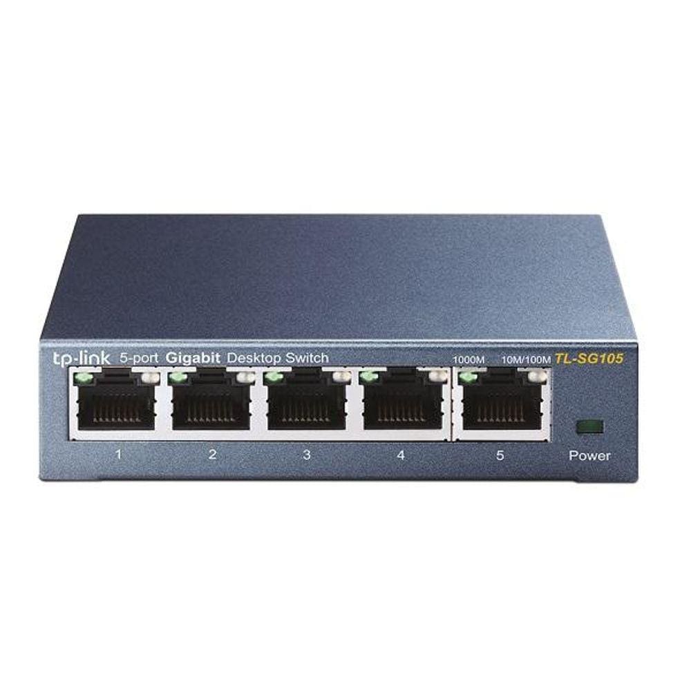 Switch 5 portas Gigabit TL-SG105 TP-LINK