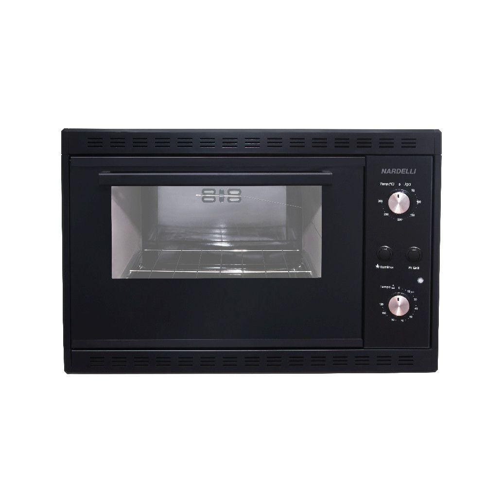 Forno 45l de Embutir Nardelli Preto - Elétrico - Esp - 220v