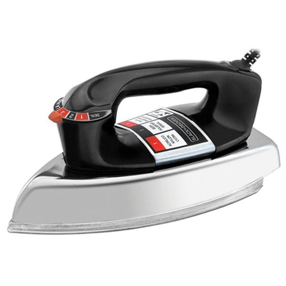 Ferro a Seco Black & Decker Automático 110V Preto