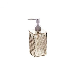 Porta Sabonete Líquido 285 Ml Cristal Glamour Ambar Plasutil