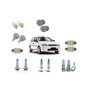 Kit Lâmpada Led E Super Branca Farol Milha Corsa Hatch