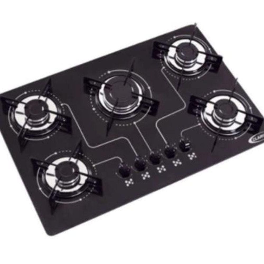 Fogão A Gás Cooktop 5 Bocas Bivolt