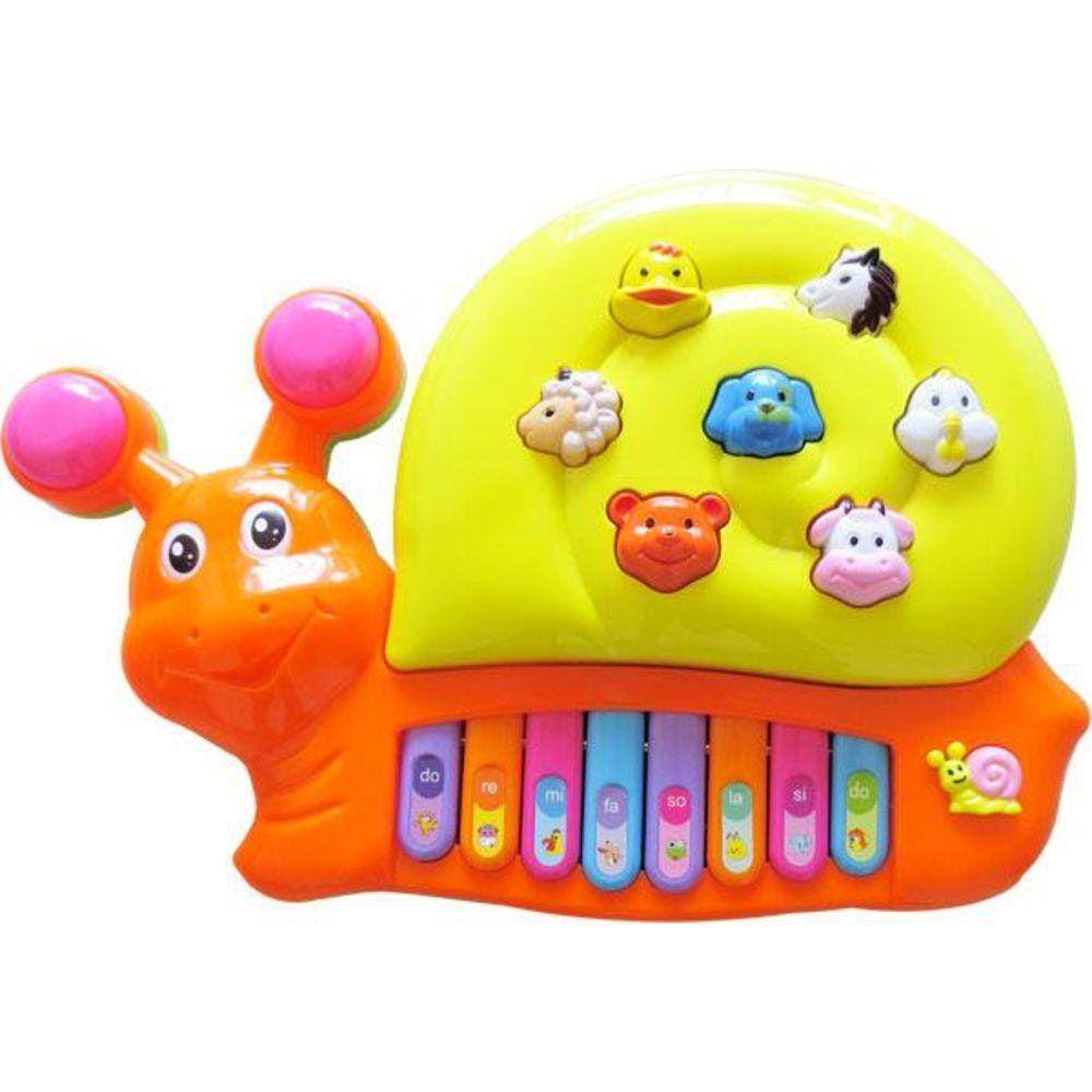 Brinquedo Teclado Piano Moranguinho Animais Musical Infantil