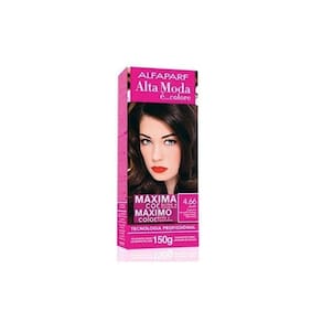Tintura Alta Moda 4.66 Castanho Vermelho Intenso 150G