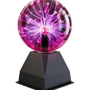 Luminária Led Abajur Globo De Plasma 24 Cm Bola Night Light