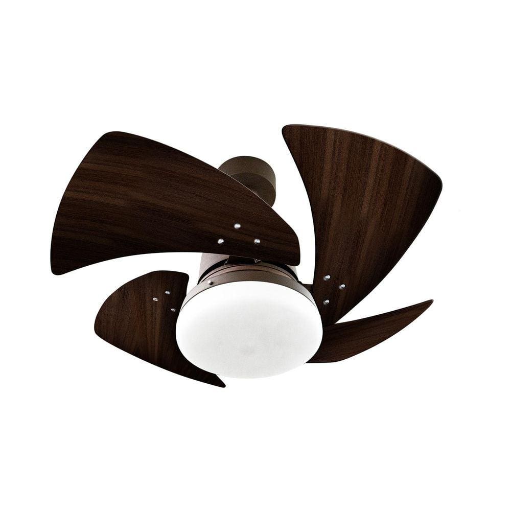 Ventilador De Teto Venti Delta Tornado Marrom Com Pás Tabaco