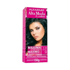 Tintura Alta Moda  1.11 Preto Azulado 150G