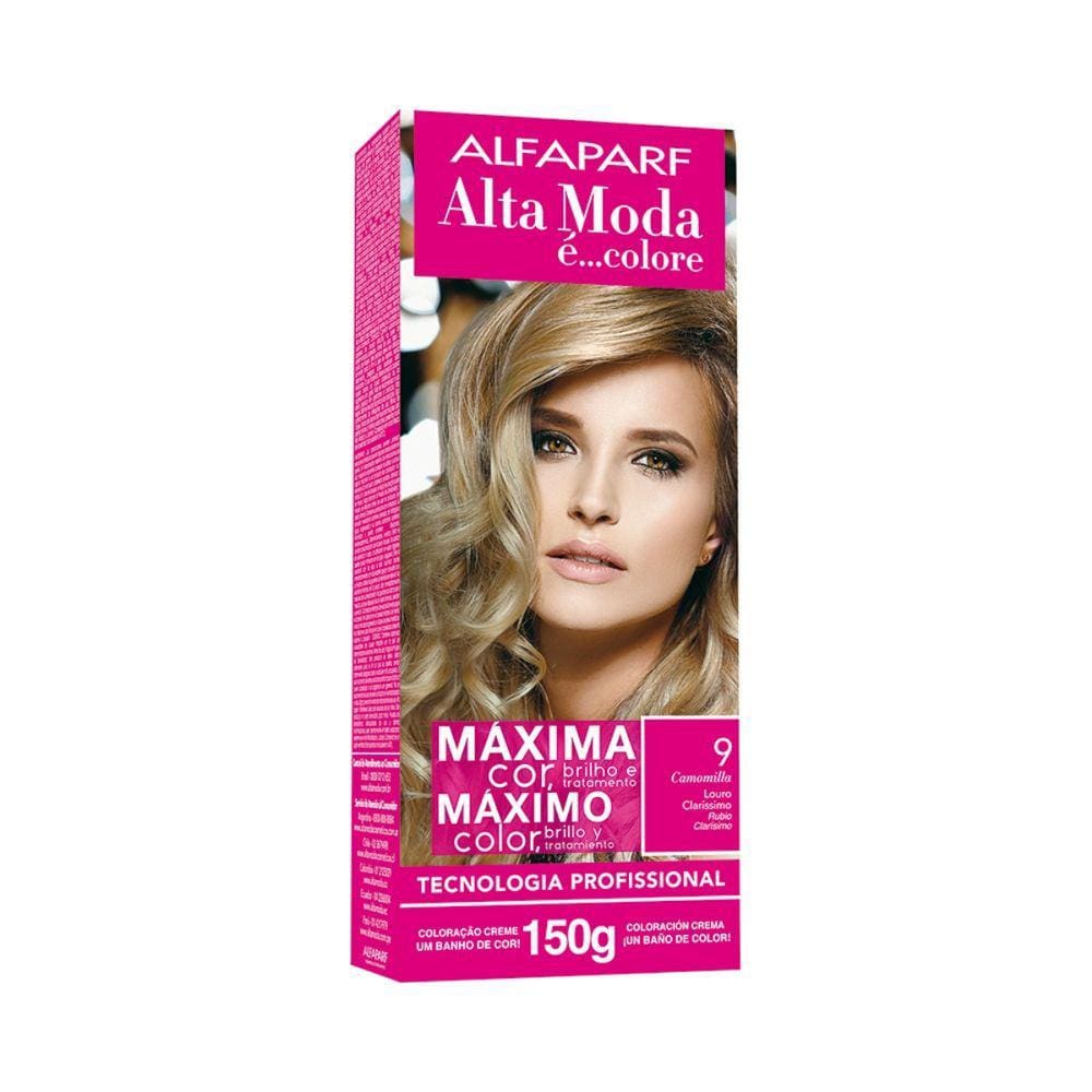 Tintura Alta Moda Kit Color 9.0 Louro Clarissimo 150G