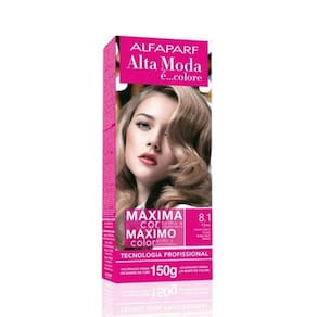 Tintura Alta Moda 8.1 Loiro Claro Cinza
