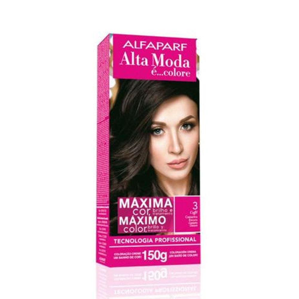 Tintura Alta Moda  3.0 Castanho Escuro 150G