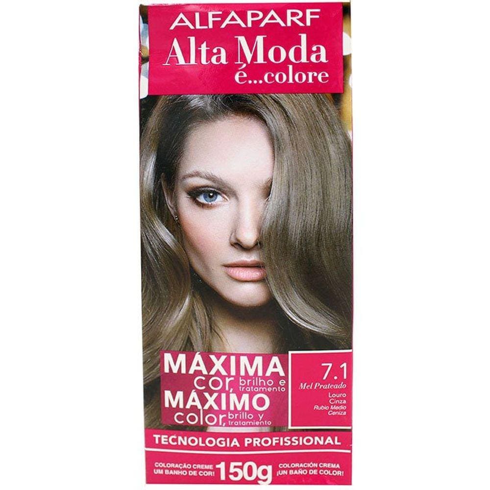 Tintura Alta Moda  7.1  Louro Cinza