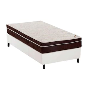 Colchão Ortobom Ortopédico Exclusive +Cama Box Solteiro 88