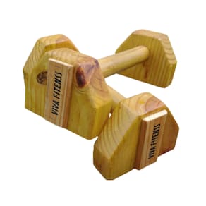 Barras Paralelas De Chão Parallettes Madeira Calistenia 35cm