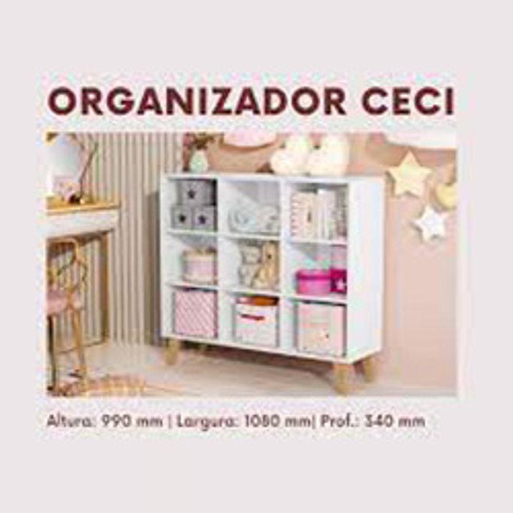 Organizador Infantil Ceci Branco