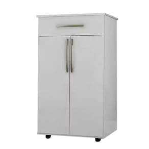 Balcão de Cozinha Multiuso Porta Microondas Juliana Branco Flex - AJL Móveis