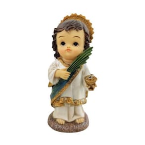 Santa Luzia 11X4X4Cm Mini Escultura Resina Católico