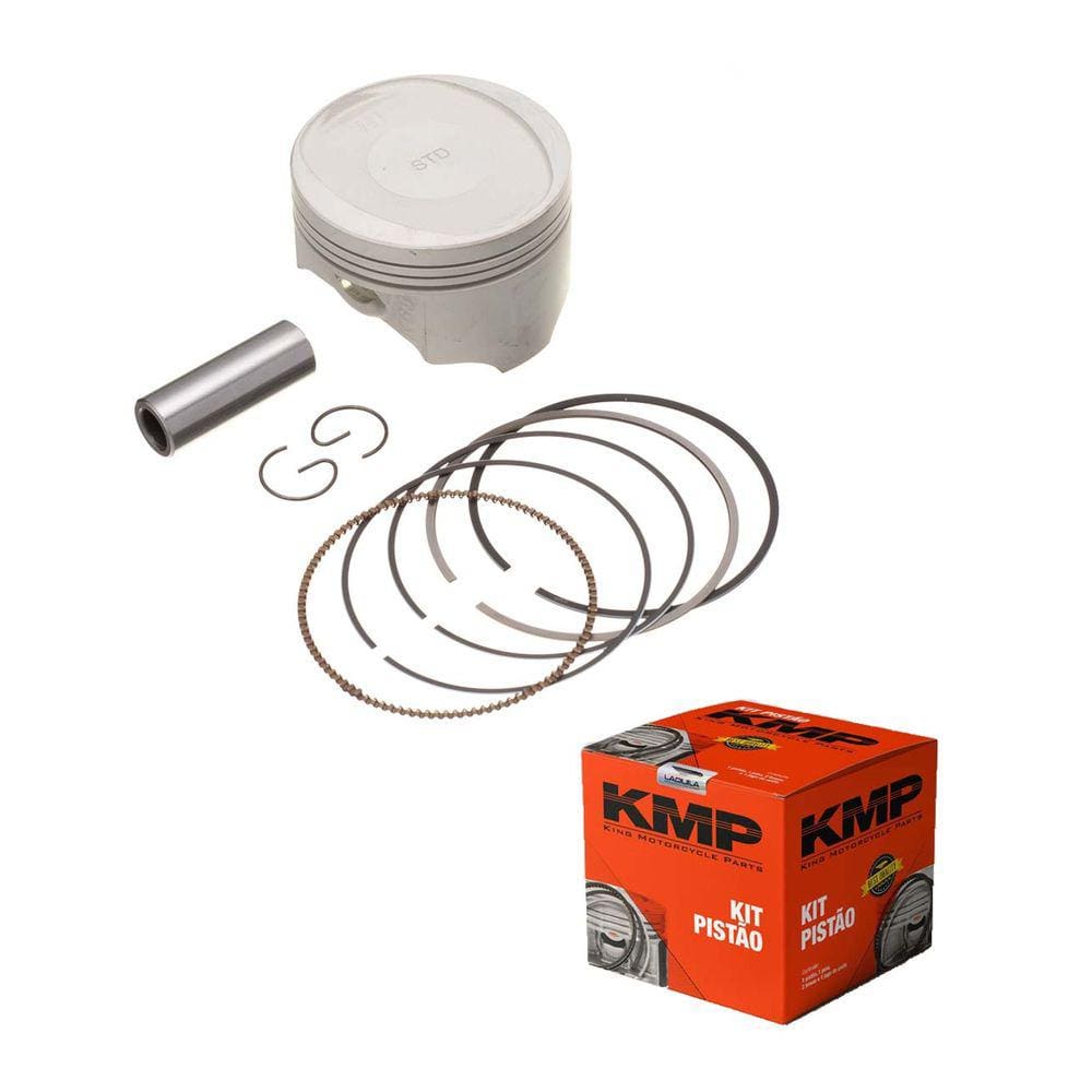 Kit Pistão Kmp Com Anéis Honda Xre 190 Std 0.25 0.50 1.00mm