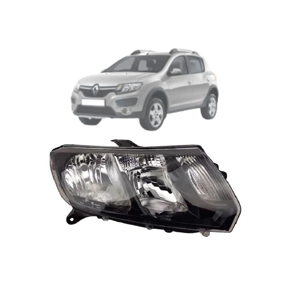 Farol Duplo H1/H7 Sandero Stepway 2015 Lado Direito Arteb