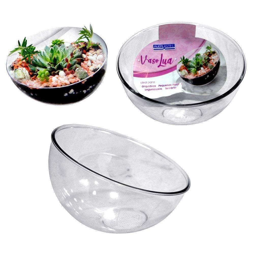 Vaso Lua Decorativo Pequeno Injeplastec