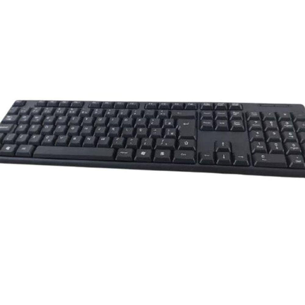 Teclado Standar Abnt Ii Modelo Kb-3728 Usb Preto O&M