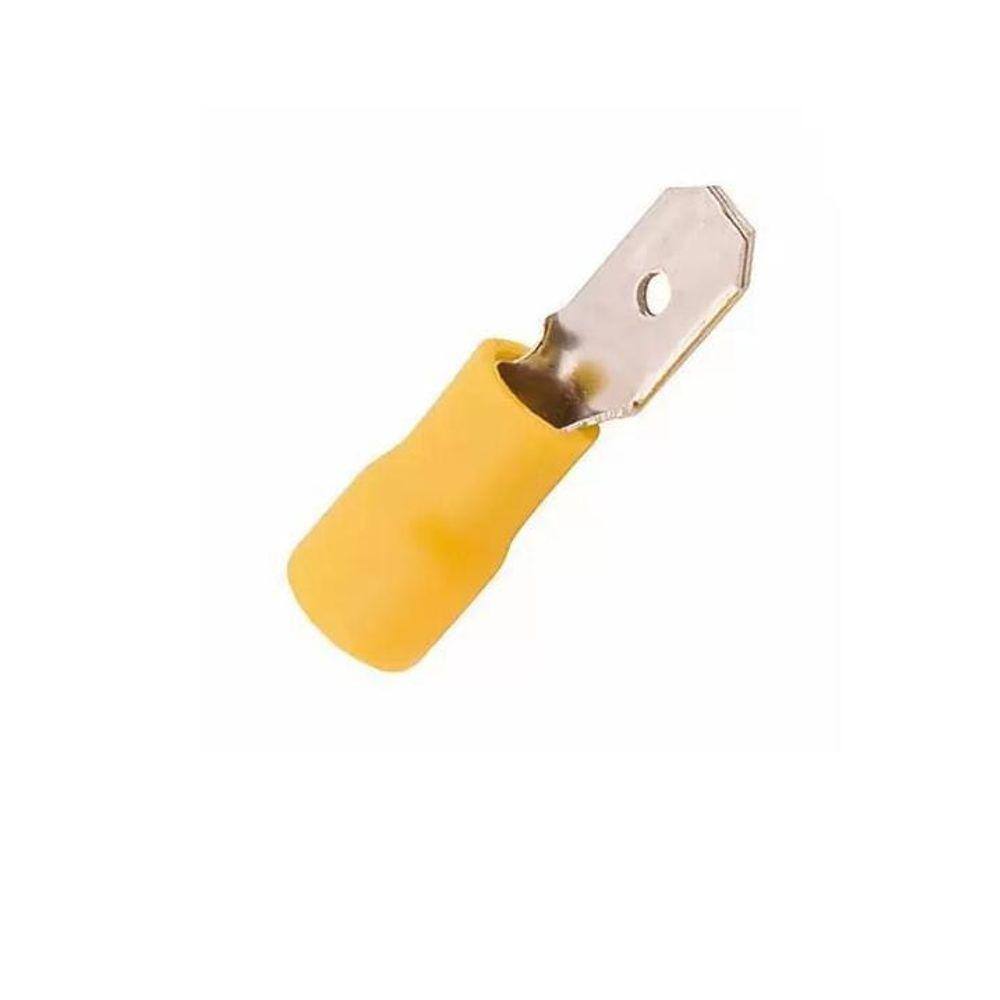 Terminal Pré-Isolado Macho Amarelo 4,0 A 6,0Mm