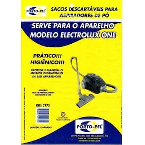 Saco De Aspirador 9 Unidades Electrolux One Descartável