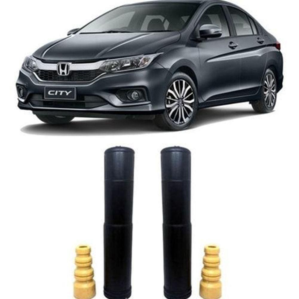 Par Batente Amortecedor Traseiro Honda City 2009 2010 2011