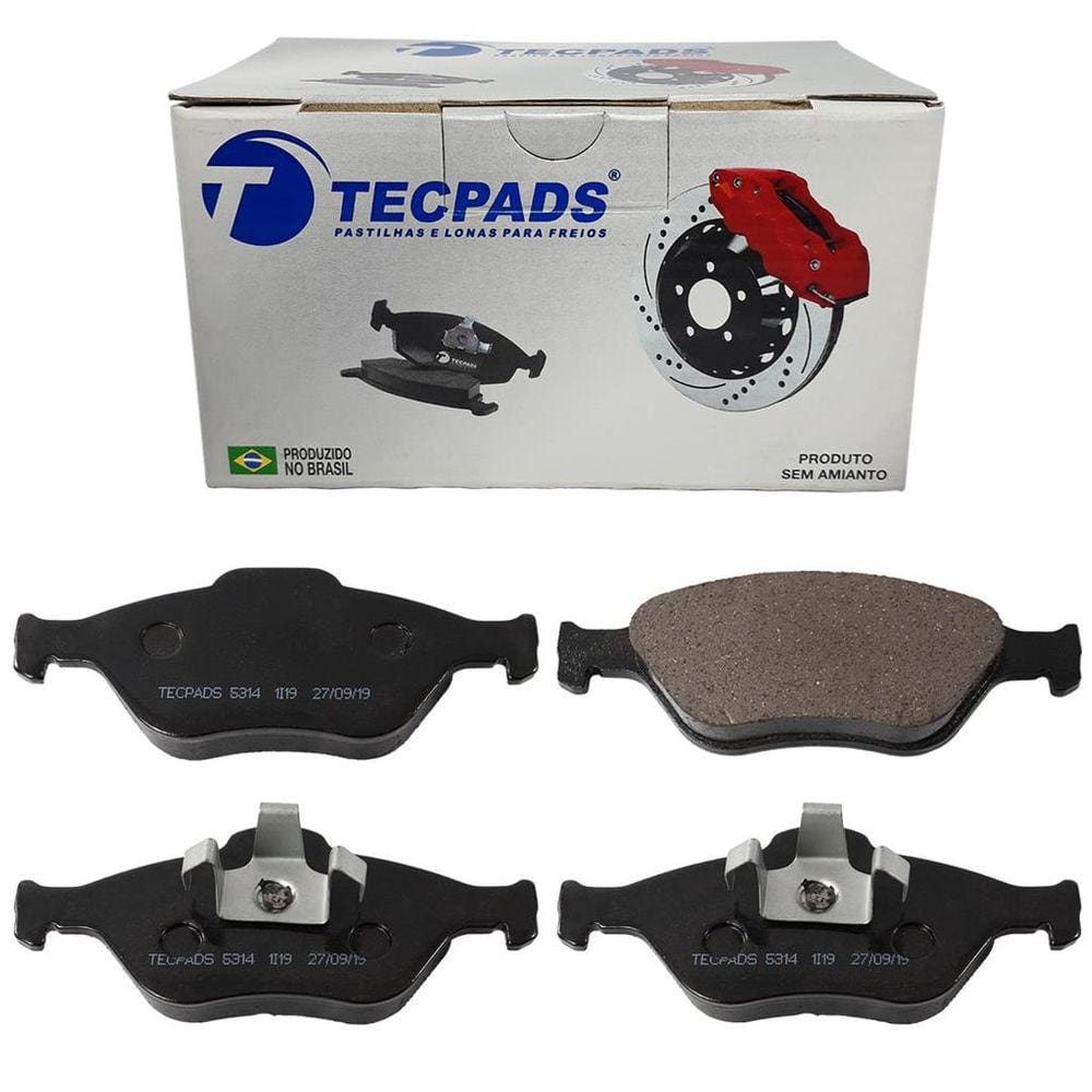 Pastilha De Freio Dianteira Fiesta Abs Ecosport
