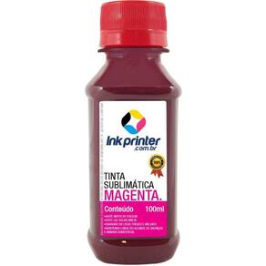 Tinta Sublimática InkPrinter Magenta Para Sublimação (100ml)